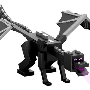 GENTLY USED LIMITED EDITION MATTEL MINECRAFT “SPRAYING” ULTIMATE ENDER DRAGON